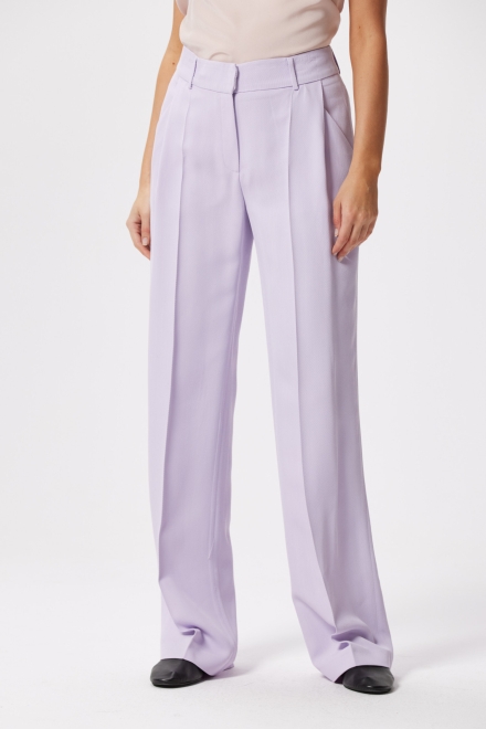 Szerokie spodnie do garnituru fioletowy